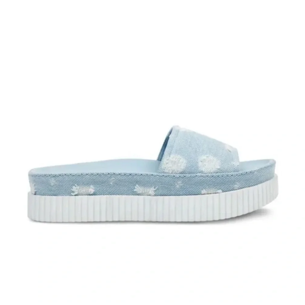 Kendall & Kylie Denim Slides size 10​